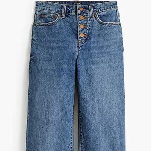J. Crew Factory Full Length Wide Leg Jeans